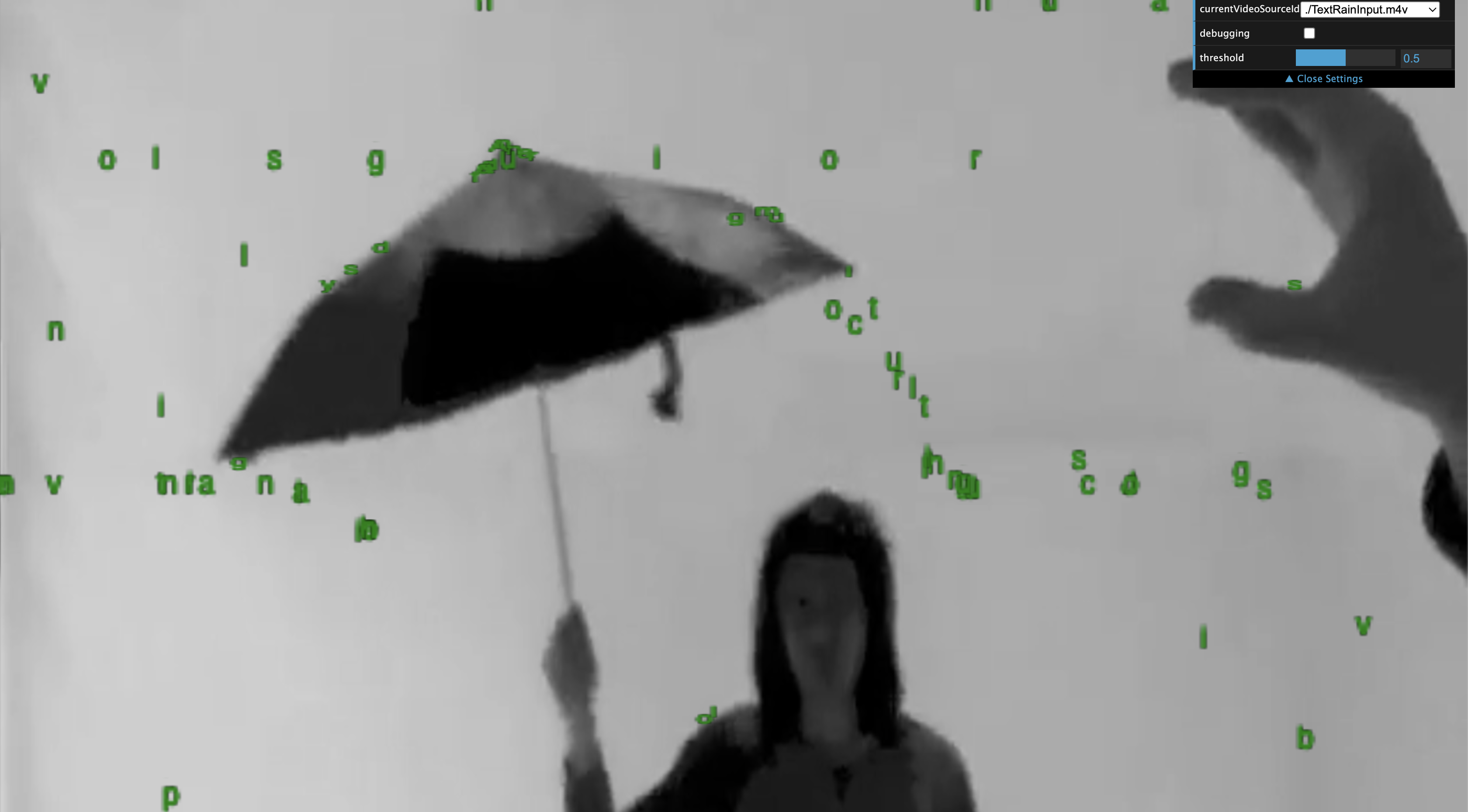 Raining Helvetica